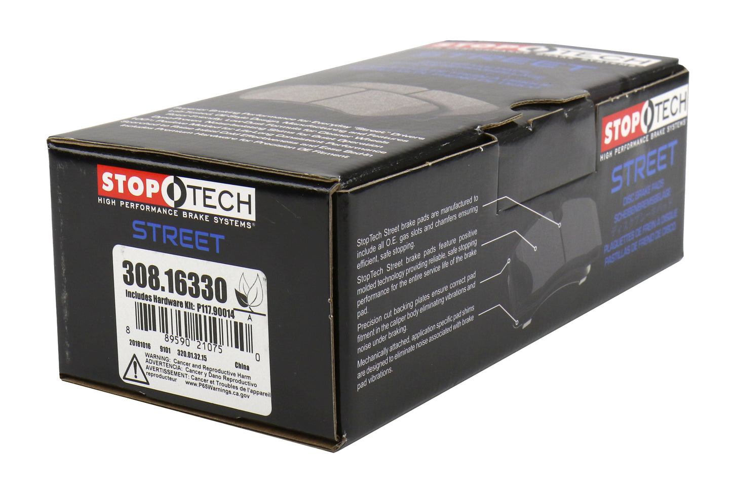 Stoptech Street Brake Pad Front - Volkswagen Models (inc. 2015-2019 GTI PP / 2016-2019 Golf R)