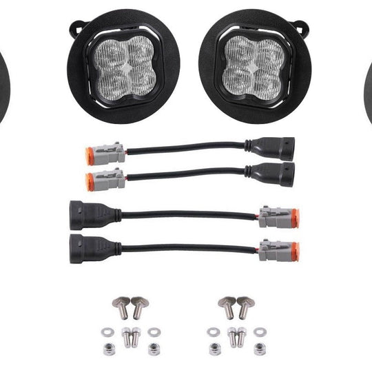 Diode Dynamics SS3 Pod Max Fog Light Kit White - 2005-2019 Subaru Outback