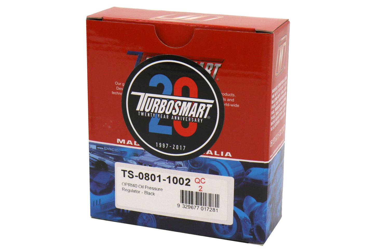 Turbosmart T40 40psi Oil Pressure Regulator (Black) - Universal