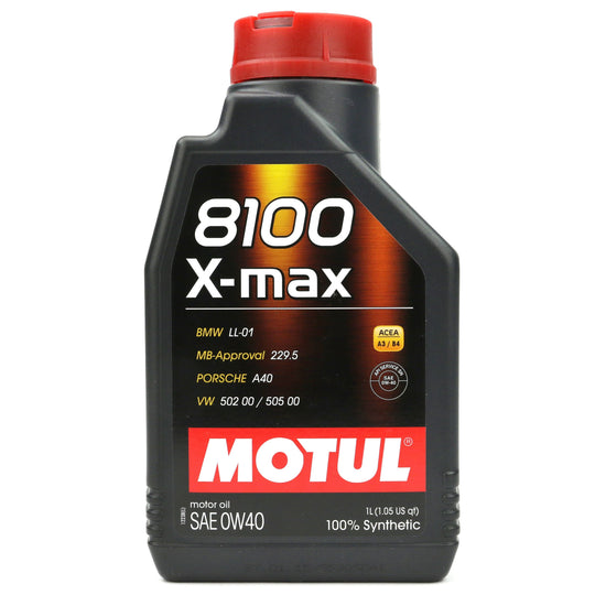 Motul 8100 X-MAX Synthetic Engine Oil 0W40 1L - Universal