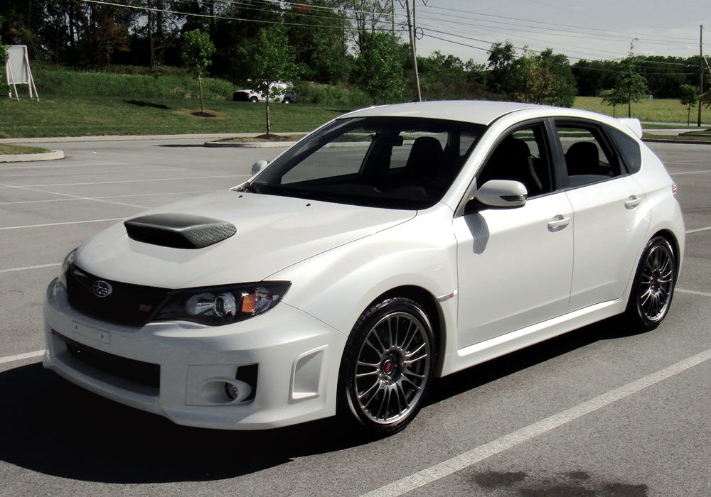 Seibon Carbon Fiber S Style Hood Scoop - 2008-2014 Subaru WRX / STI