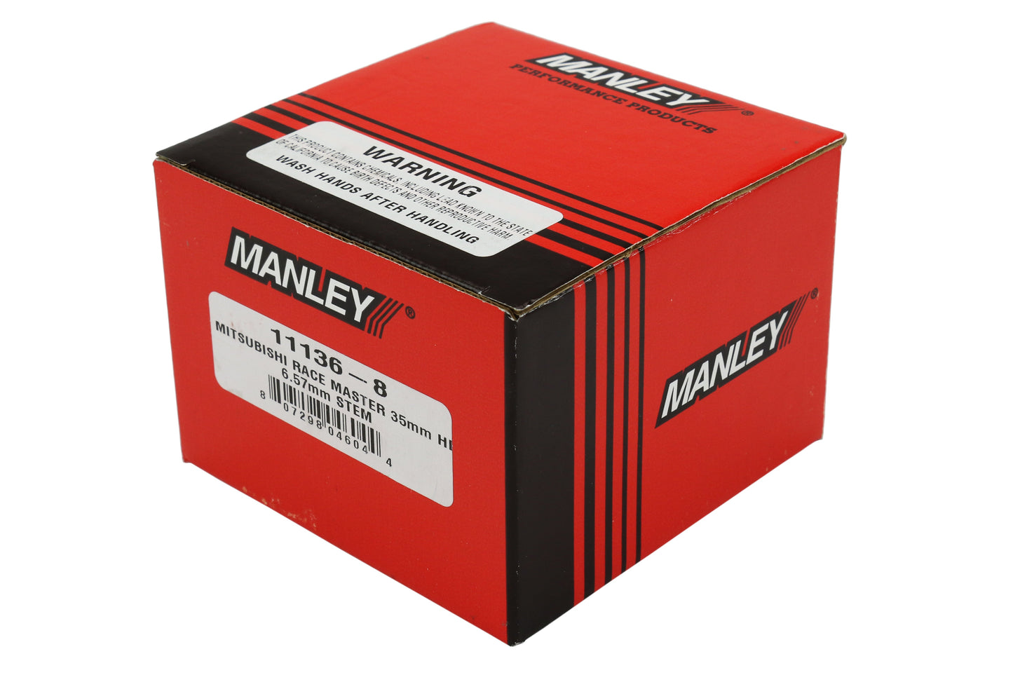 Manley Performance Race Flo Stainless Steel Intake Valves +1mm Oversized - 1990-1999 Mitsubishi Eclipse