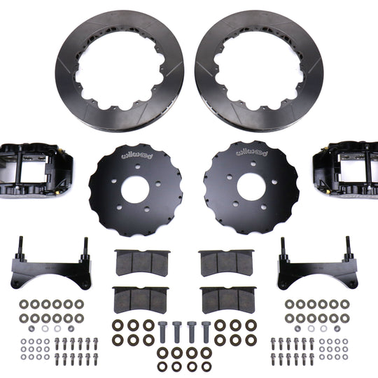 Wilwood FNSL6R 13.06in Front Kit Black - 2003-2006 Mitsubishi Evo 8/9