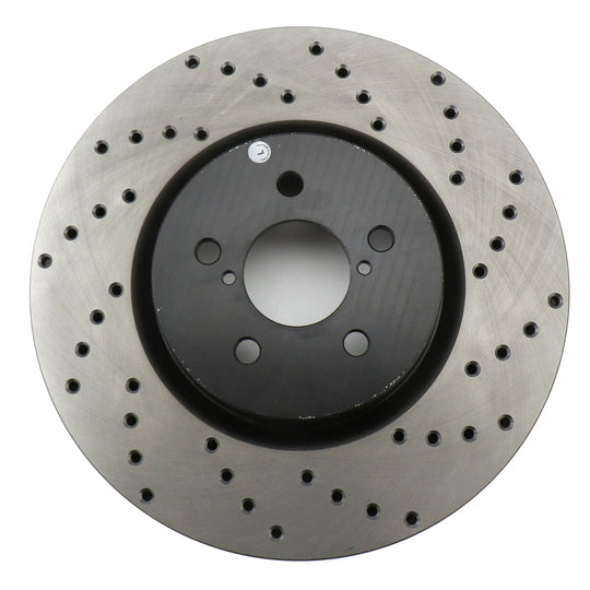 Stoptech Drilled Rotor Single Front Left - 2005-2009 Subaru Legacy GT