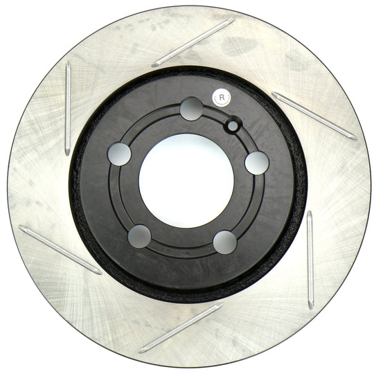 Stoptech Slotted Rear Right Rotor Single - Volkswagen/Audi Models (inc. 2003-2006 Volkswagen Golf (MK5)/ 2000-2006 Audi TT)