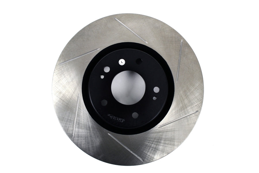 Stoptech Slotted Front Left Rotor Single - 2003-2006 Mitsubishi Evo 8/9