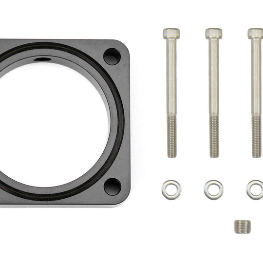 Torque Solution 19mm Throttle Body Spacer Black - 2013-2021 Scion FR-S / Subaru BRZ / Toyota 86