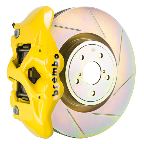Brembo GT Systems Monobloc 4 Piston 326mm Slotted Yellow - 2013-2021 Scion FR-S / Subaru BRZ / Toyota 86