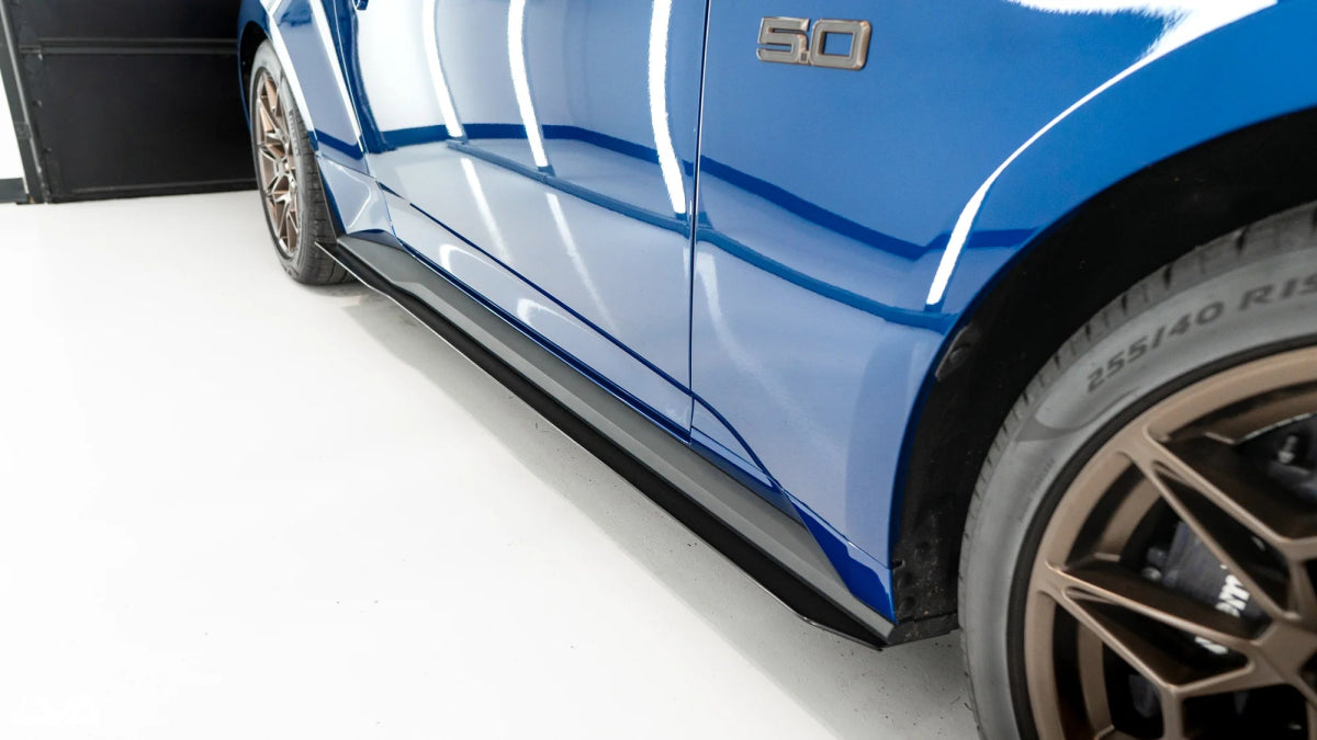 LVA 2024+ FORD MUSTANG S650 SIDE SKIRTS - 4thto5thAutomotive
