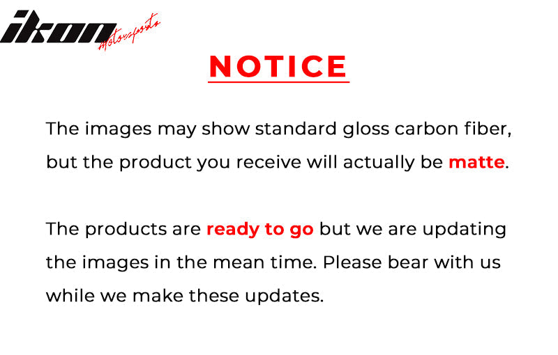 2015-2021 Subaru WRX STI HT Style Front Bumper Lip Carbon Fiber