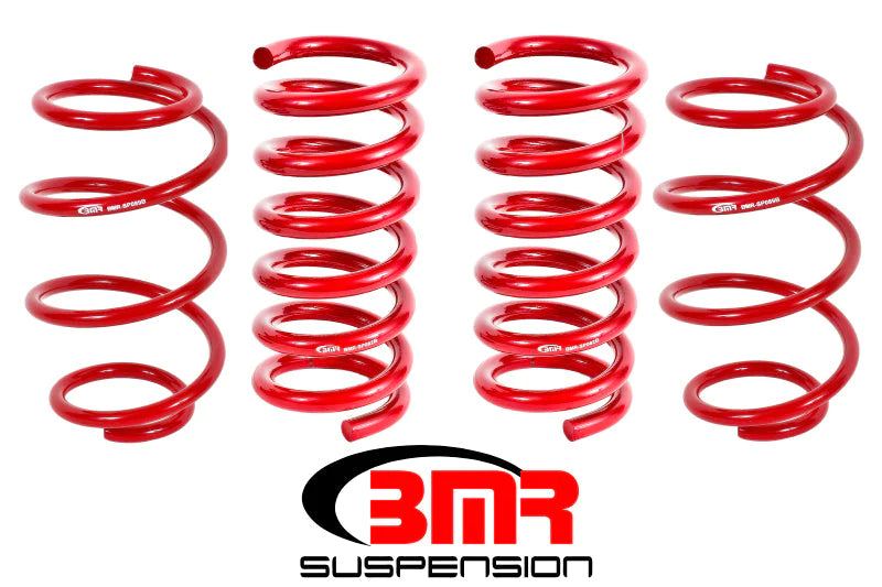 Sport suspension with coil springs in Red