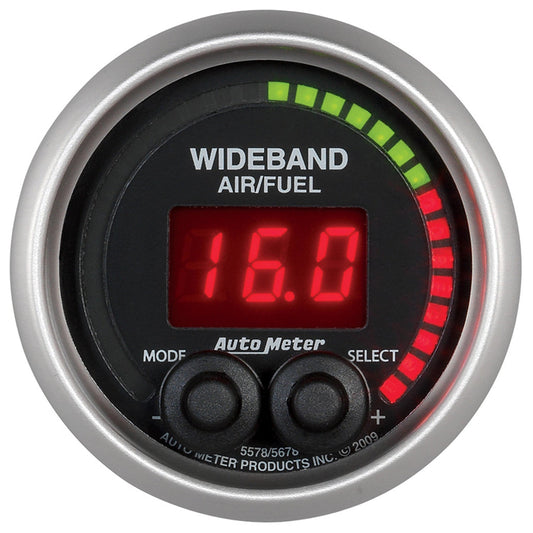 Autometer Elite Wideband Air/Fuel Ratio Gauge Digital 52mm - Universal