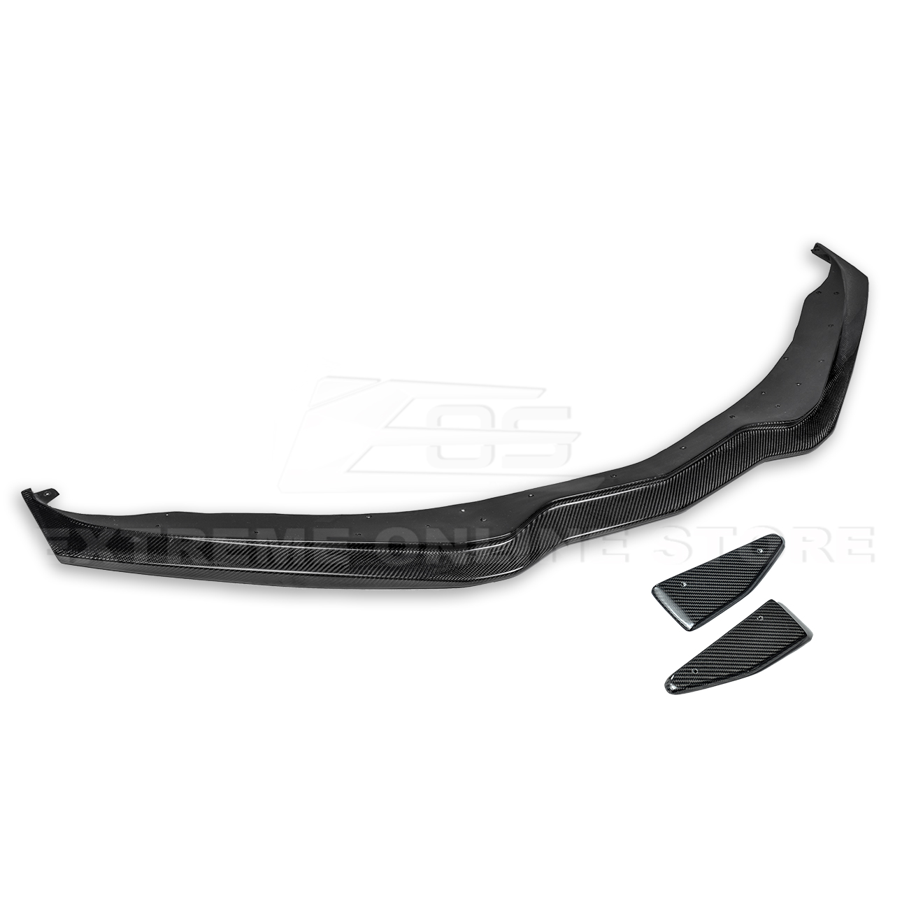 Chevrolet Corvette C7 Stage 2 Front Splitter With Side End Caps