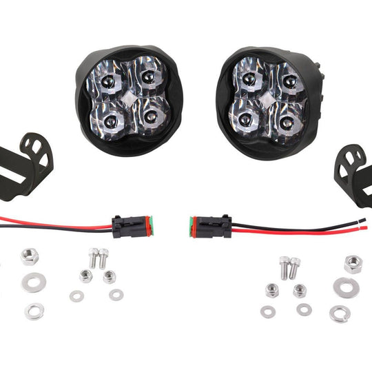 Diode Dynamics SS3 Pod Max Angled Driving Light Kit White