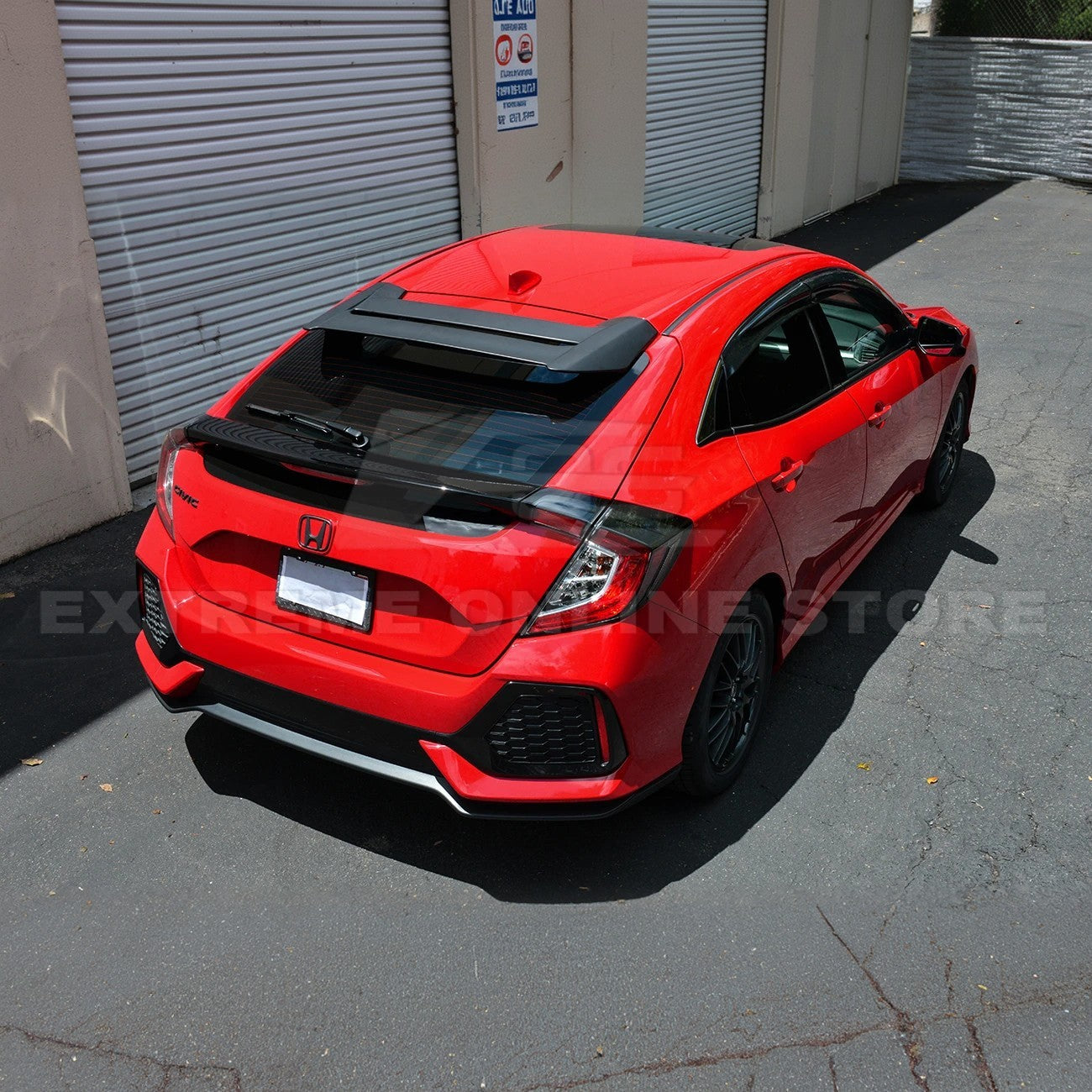 2016-21 Honda Civic Hatchback Mugen Conversion Rear Roof Spoiler Kit
