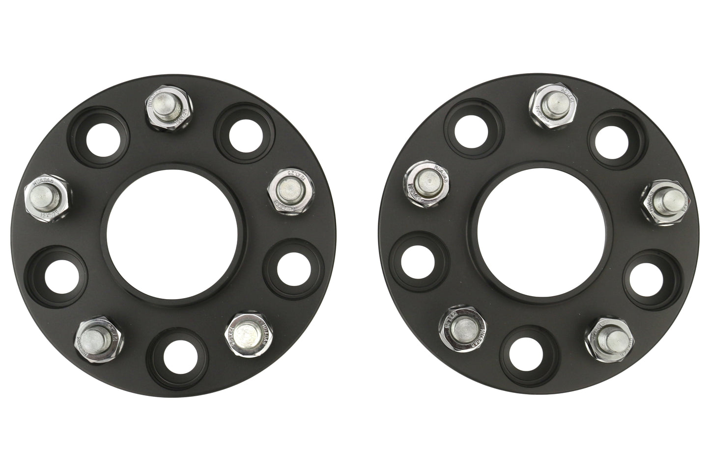 ISC Suspension Wheel Spacers 5x114.3 15mm Black Pair - Nissan Models (inc. 350Z 2003-2009 / 370Z 2009-2016 / GT-R 2009+)