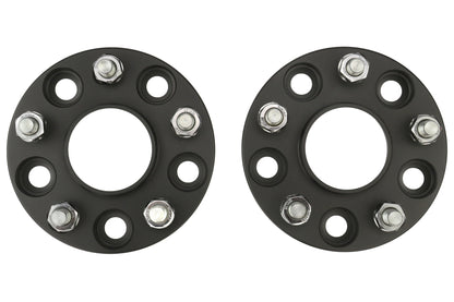 ISC Suspension Wheel Spacers 5x114.3 15mm Black Pair - Nissan Models (inc. 350Z 2003-2009 / 370Z 2009-2016 / GT-R 2009+)