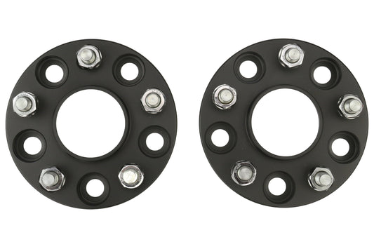 ISC Suspension Wheel Spacers 5x114.3 15mm Black Pair - Nissan Models (inc. 350Z 2003-2009 / 370Z 2009-2016 / GT-R 2009+)
