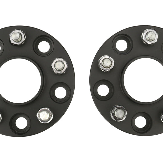 ISC Suspension Wheel Spacers 5x114.3 15mm Black Pair - Nissan Models (inc. 350Z 2003-2009 / 370Z 2009-2016 / GT-R 2009+)