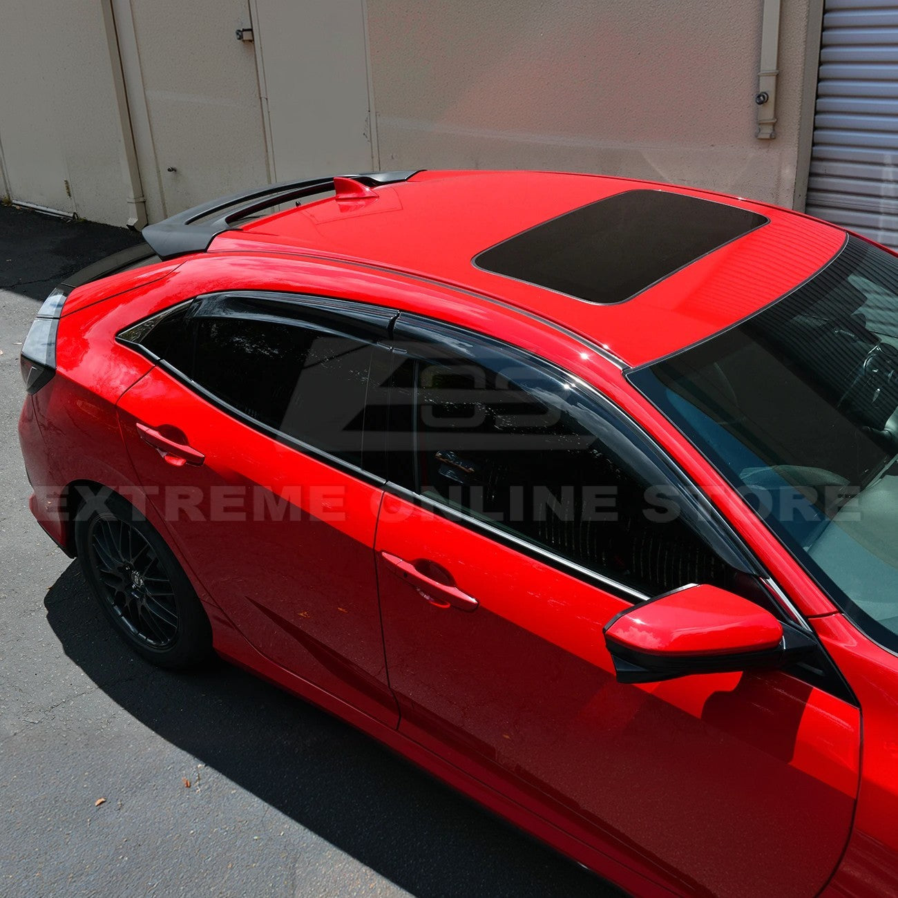 2016-21 Honda Civic Hatchback Mugen Conversion Rear Roof Spoiler Kit