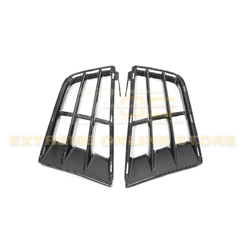 2016-19 Cadillac CTS-V DRY Carbon Fiber Front Accent Grill Insert