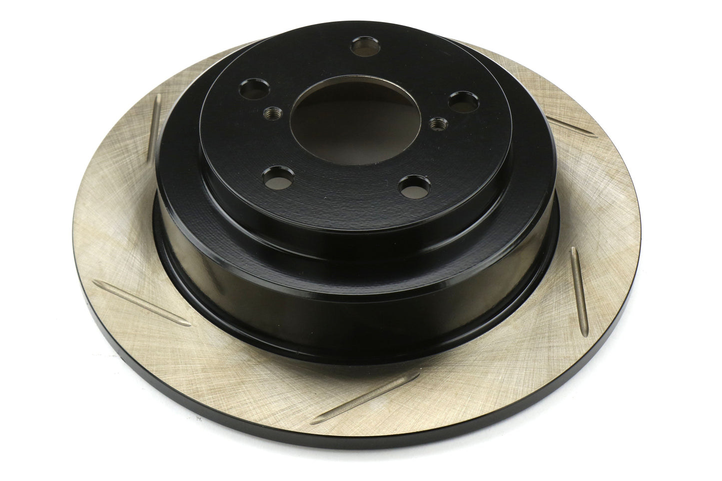 Stoptech Slotted Rear Right Rotor Single - Subaru Models (inc. 2002-2005 WRX)