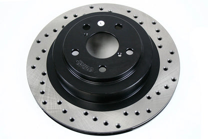 Stoptech Drilled Rotor Single Rear Left - Subaru Models (inc. 2006-2007 WRX / 2005-2009 Legacy GT)