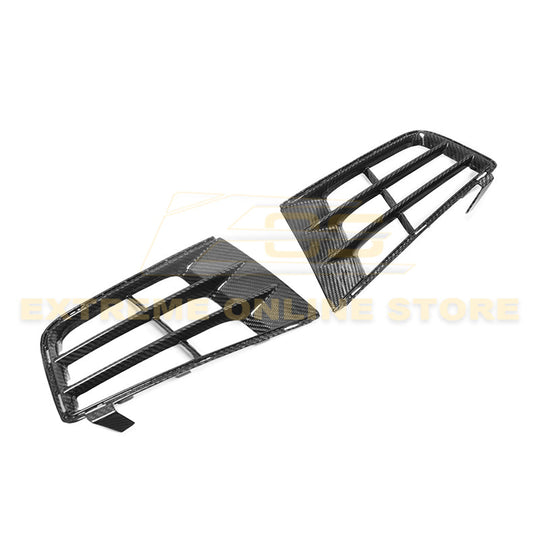 2016-19 Cadillac CTS-V DRY Carbon Fiber Front Accent Grill Insert