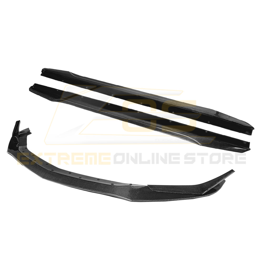 2020-24 Cadillac CT5-V Blackwing Package Style Carbon Front Lip & Side Skirts