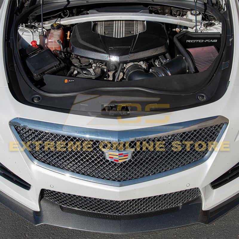 2016-19 Cadillac CTS-V Dry Carbon Fiber Front Engine Cover