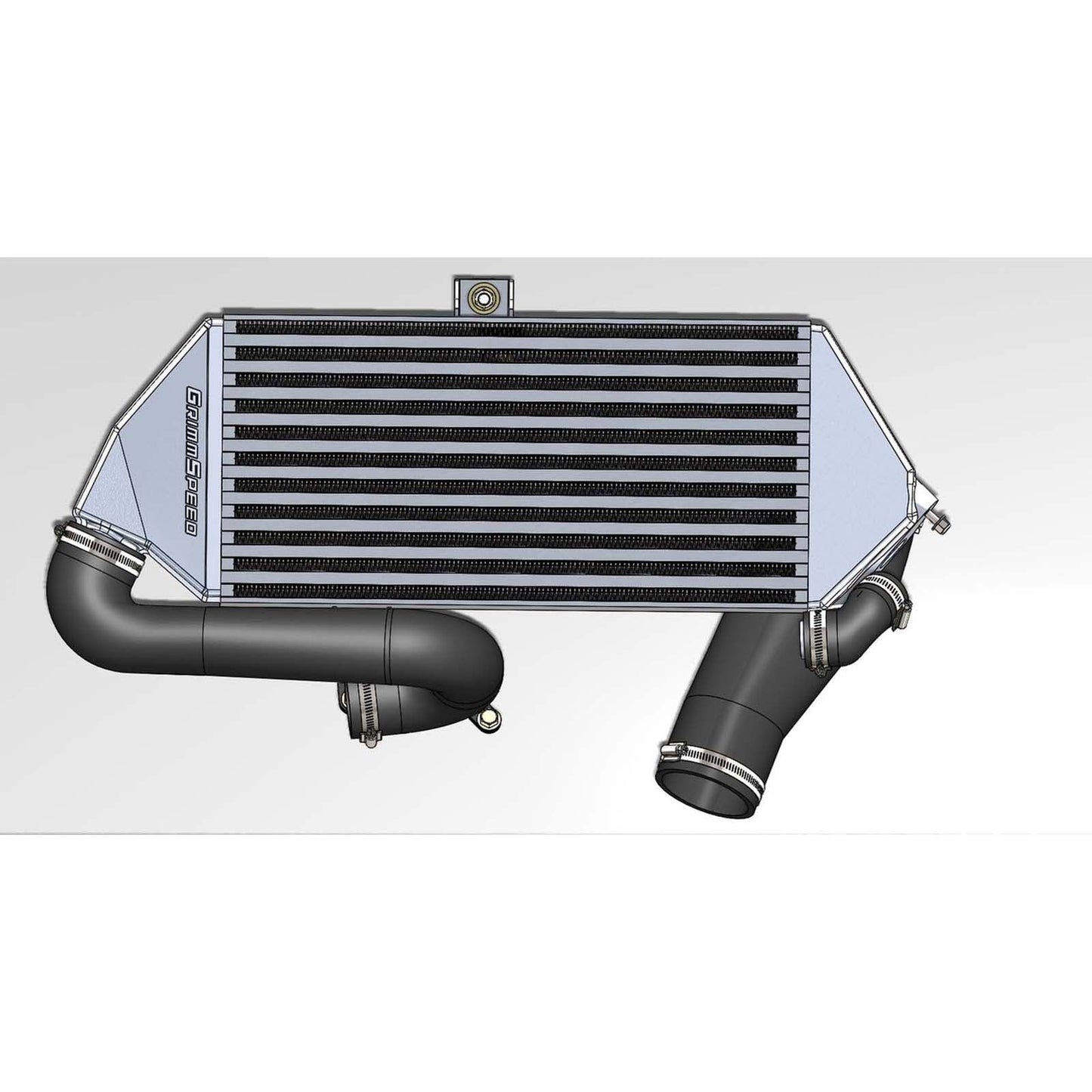 GrimmSpeed Top Mount Intercooler Turbo Outlet Hose Black - 2008-2014 Subaru WRX / 2005-2009 Legacy GT