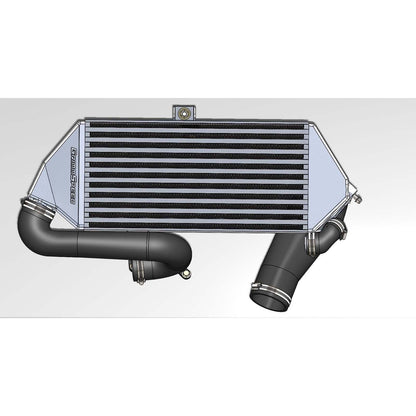 GrimmSpeed Top Mount Intercooler Turbo Outlet Hose Black - 2008-2014 Subaru WRX / 2005-2009 Legacy GT