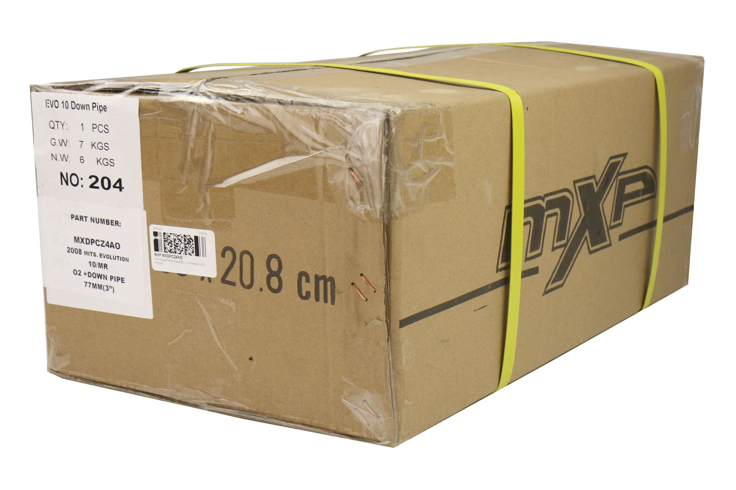 MXP SP Downpipe w/O2 Housing - 2008-2015 Mitsubishi Evo X