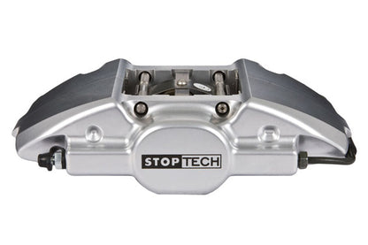 Stoptech ST-22 Big Brake Kit Rear 328mm Silver Slotted Rotors - 2008-2014 Subaru WRX