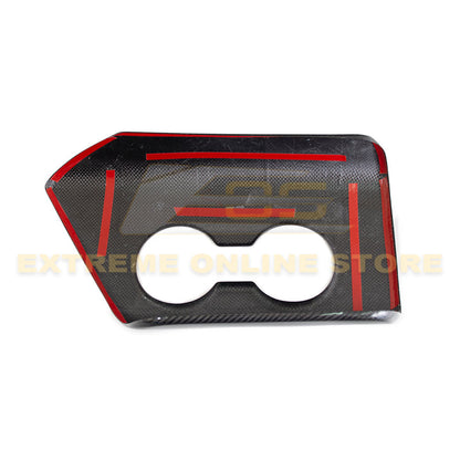 2020-Up Toyota Supra Carbon Fiber Center Console Panel Cover