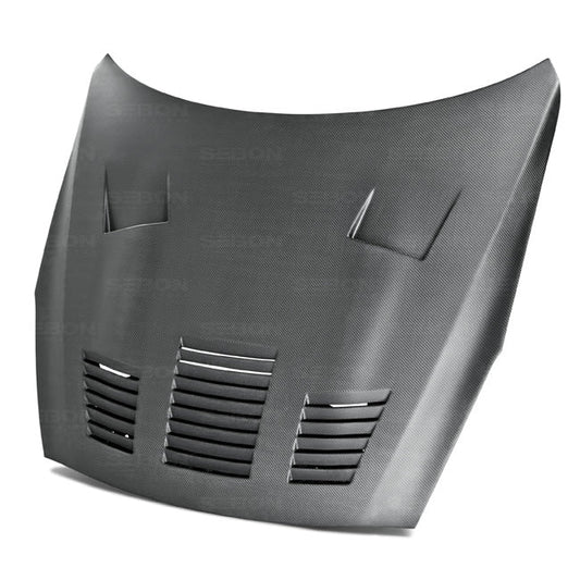 Seibon Dry Carbon Fiber GT Style Hood - 2009-2015 Nissan GT-R