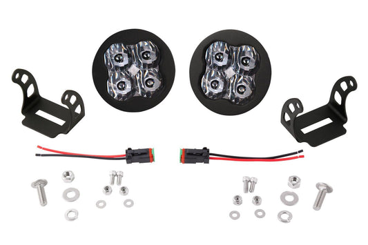 Diode Dynamics SS3 Pod Max Round Driving Light Kit (White) - Universal