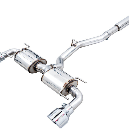 AWE Touring Edition Exhaust - Chrome Silver Tips - 2013-2024 Scion FRS / Subaru BRZ / Toyota GR86