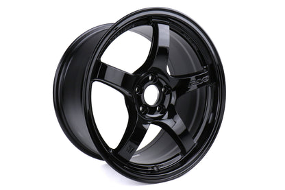 Rays Gram Lights 57CR Glass Black 17x9 +38mm 5x100 (Sold As Pair) - 2013-2024 Subaru BRZ / Scion FR-S / Toyota GR86 / 2014-2018 Subaru Forester