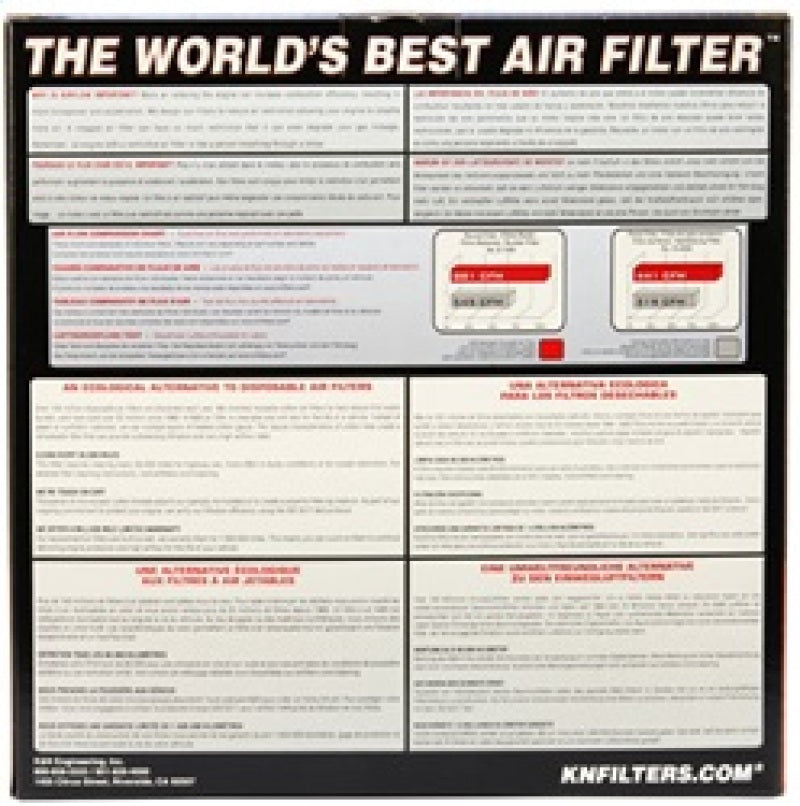 K&N Replacement Air Filter GM CARS & TRUCKS, 1968-97