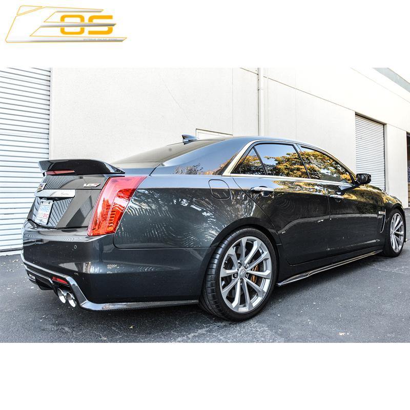 2016-19 Cadillac CTS-V Carbon Fiber Side Skirts Rocker Panels
