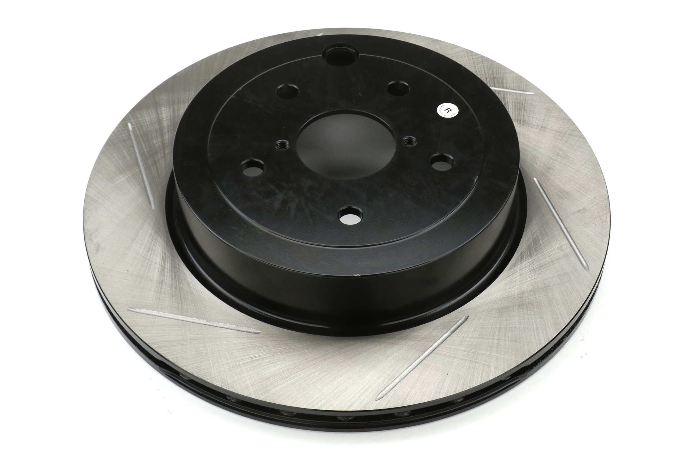 Stoptech Slotted Rotor Pair Rear - 2008-2017 Subaru STI