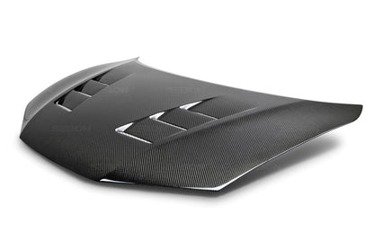 Seibon Carbon Fiber TS-Style Hood - 2014-2015 Honda Civic Coupe