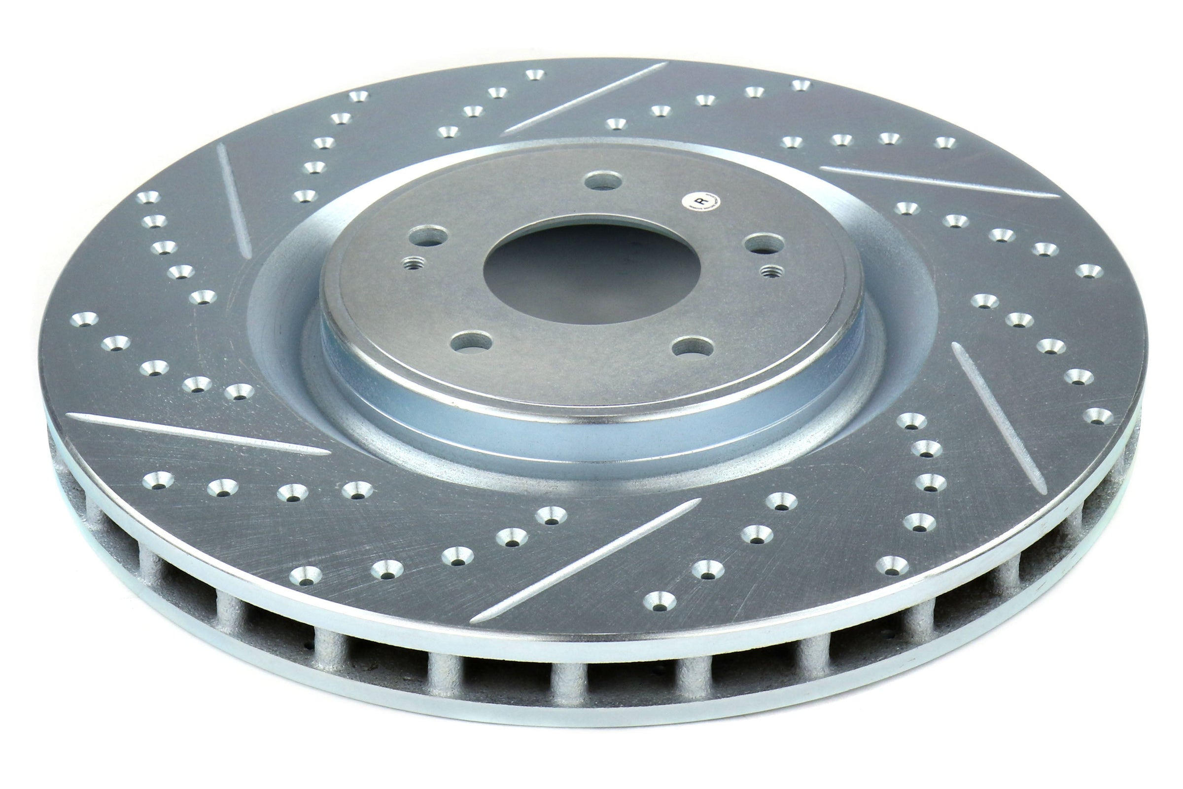Stoptech C-Tek Sport Drilled and Slotted Front Rotor Pair - 2008-2015 Mitsubishi Evo X
