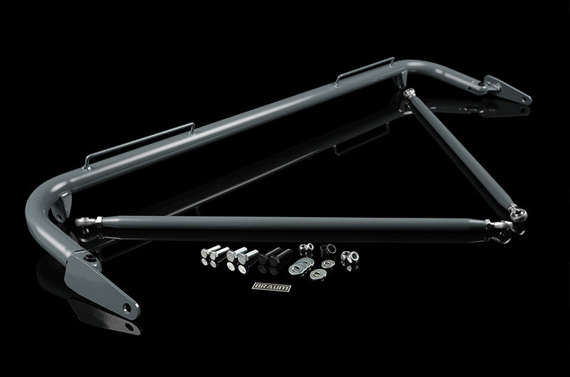 Braum 48-51inch Universal Racing Harness Bar Kit - Space Gray Each - Universal