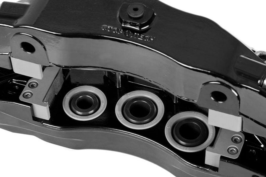 Stoptech ST-60 Big Brake Kit Front 355mm Black Slotted Rotors - Subaru Models (inc. 2002-2007 WRX)
