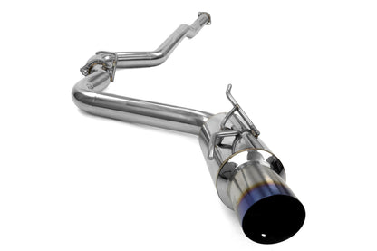 Invidia Racing Series Single Exit Cat Back Exhaust - Titanium Tip - 2008-2014 Subaru WRX / STI Hatchback