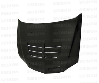 Seibon Carbon Fiber TSII Style Hood - 2003-2006 Mitsubishi Evo 8/9