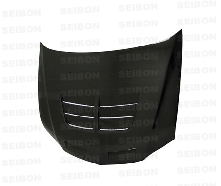 Seibon Carbon Fiber TSII Style Hood - 2003-2006 Mitsubishi Evo 8/9
