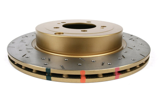 DBA 4000 Series Drilled/Slotted Rotor Single Rear - 2008-2015 Mitsubishi Evo X